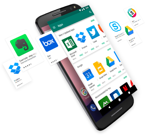 Benefit from the world’s largest app ecosystem