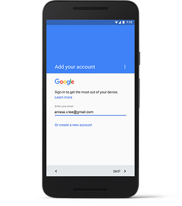 make new google account android phone